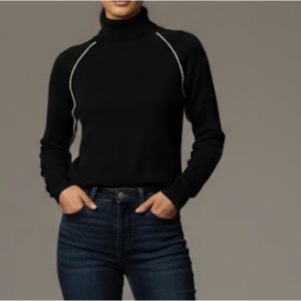 A/X Armani Exchange Black Turtleneck Sweater